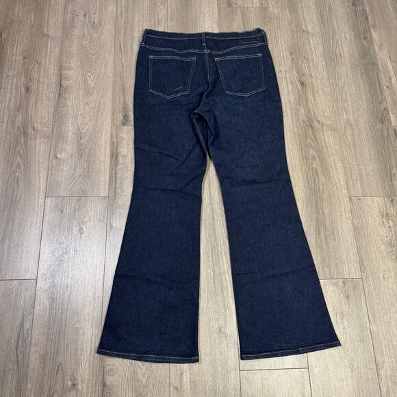 J.Crew 2003 Bootcut Jeans Womens SZ 32 Blue/Rinse Hi-Rise Denim Flare-leg CC506 - Picture 8 of 10